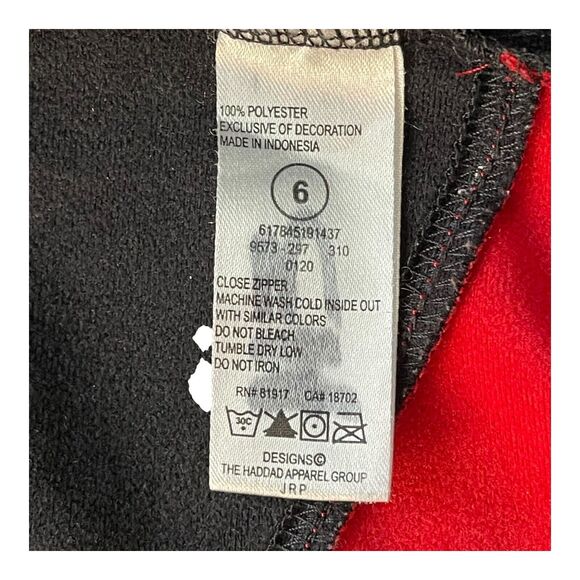 Jordan Jumpman Jacket Youth Boys Size 6 Red White Zip Color Block Logo RN 81917 - Picture 4 of 11